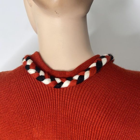 Vintage 70s Soft Knitted Boho Fringe Poncho - Picture 10 of 16